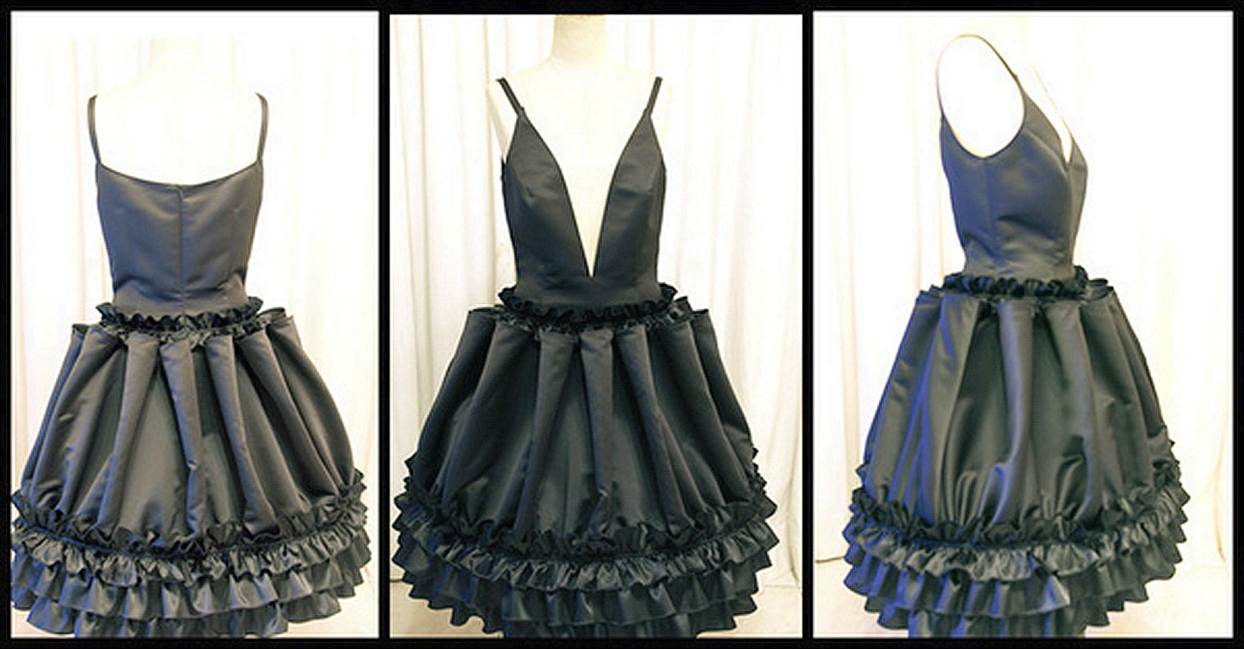 Actually this little black dress is custom designed by ModaRevise for a private client, but you get the idea.