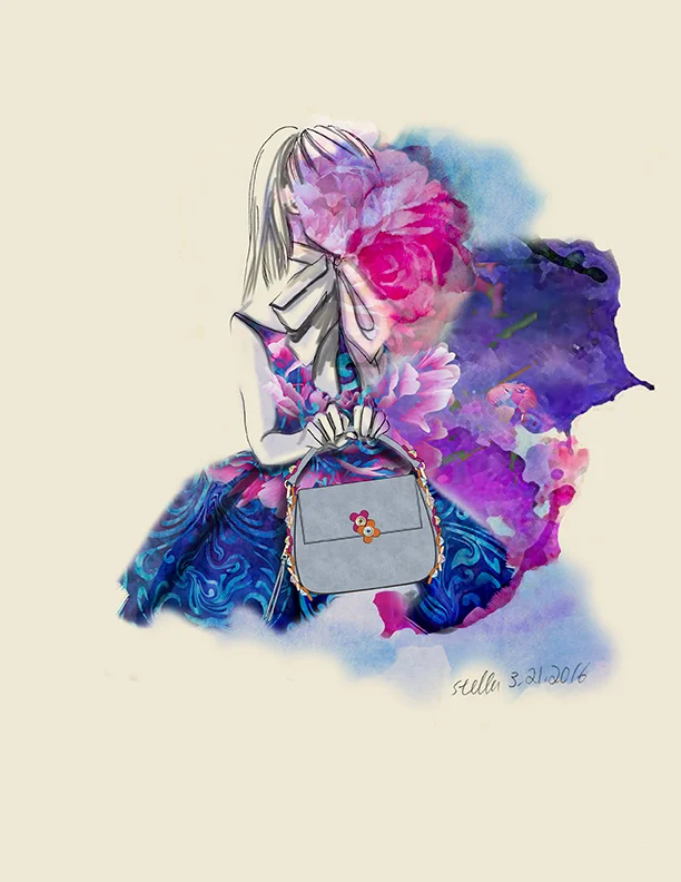 Femme De Cupcakes - Fashion Illustration, 2016