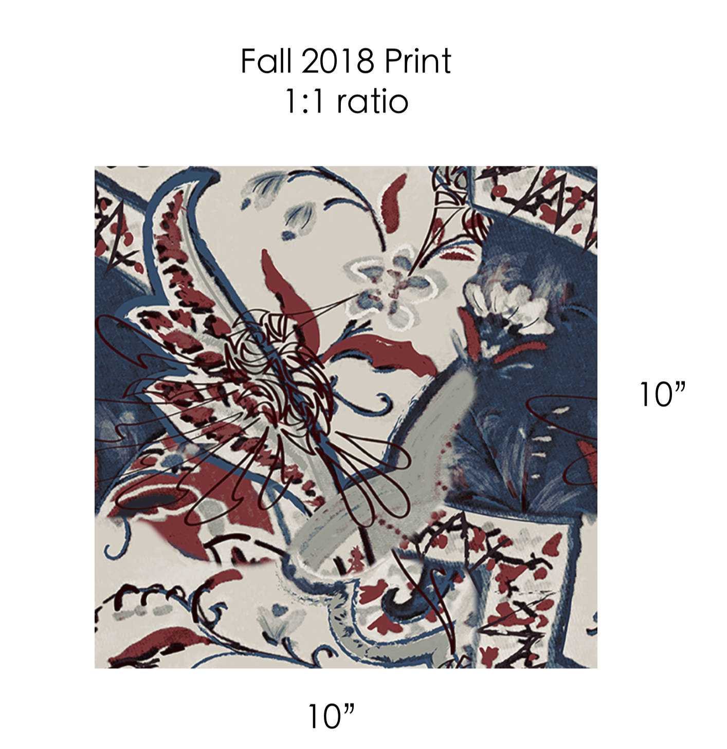 FW17 repeat print for Niko Ineko