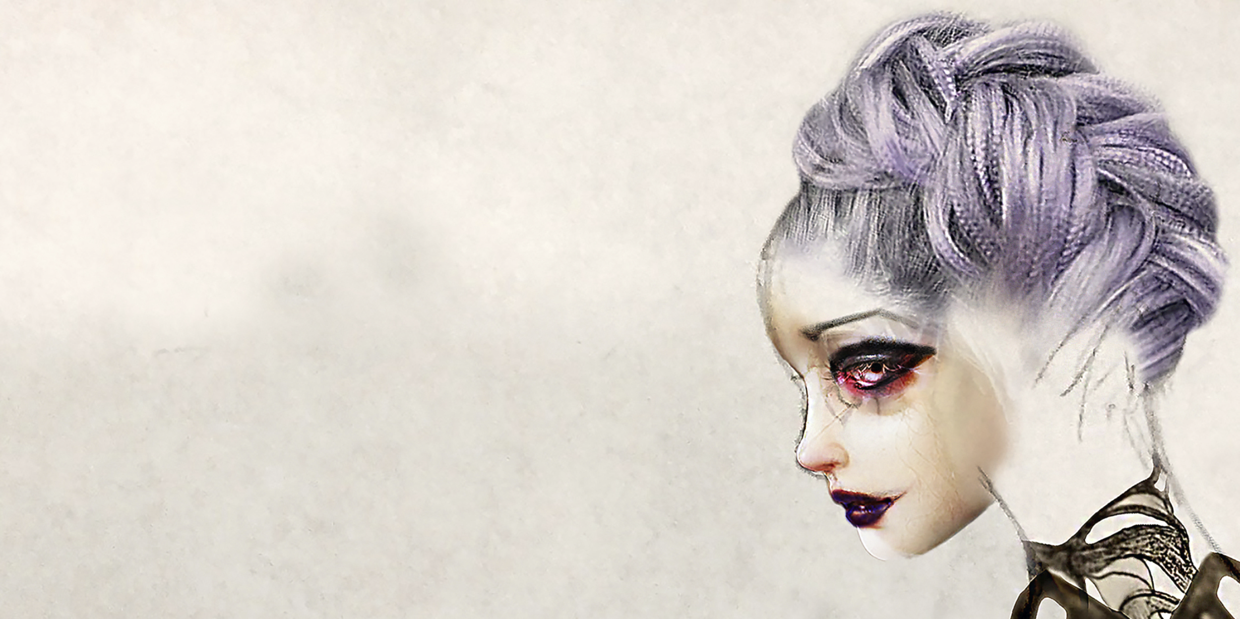 Fashion Banner model illustration