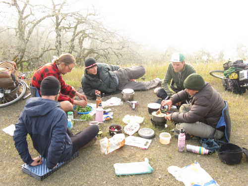 And last dinner on the road