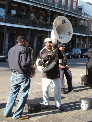 More music in the streets of New Oreleans.
