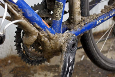 In the winter it was the snow, ice, and salt taking it's toll on the bike.