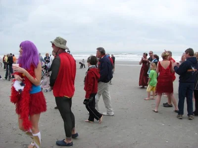 Before the plunge into the Atlantic ocean