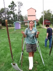 You Can't Bike wIth a Broken Ankle