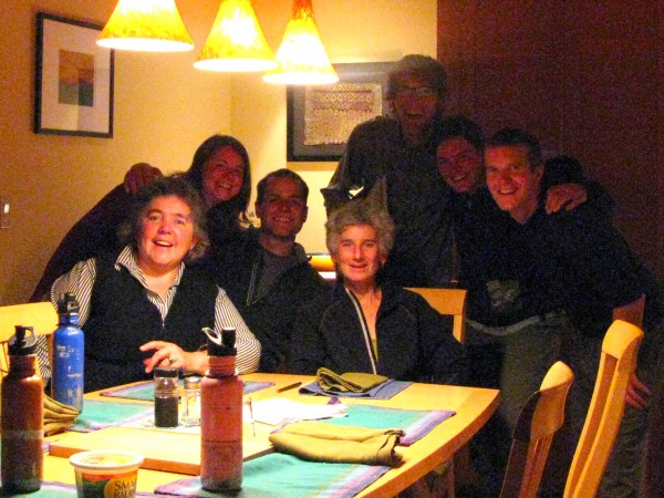 Jean, Dyanne, and the crew on Whidbey Island