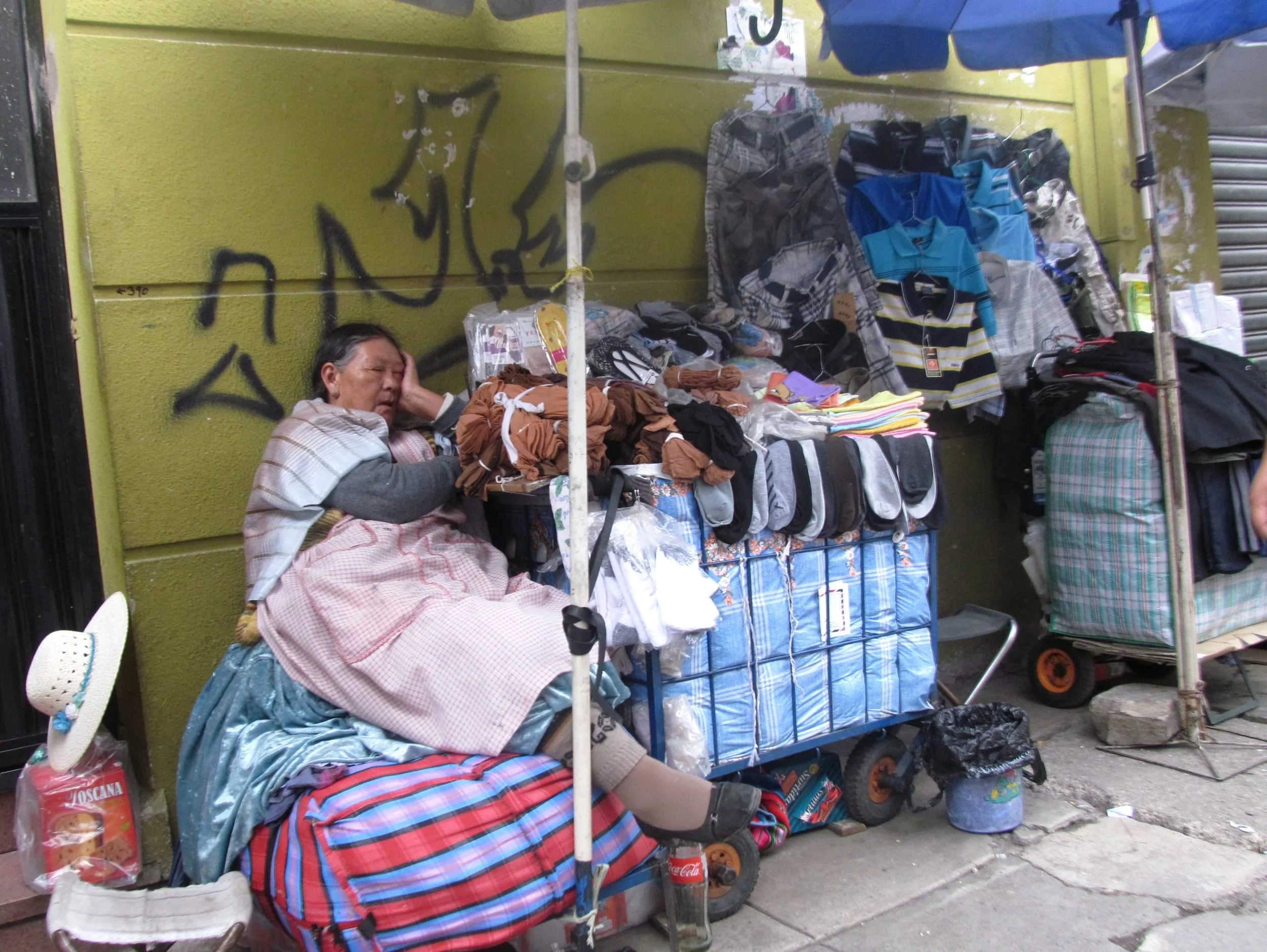 No matter what you need, you can find someone selling it on the streets of Cochabamba.