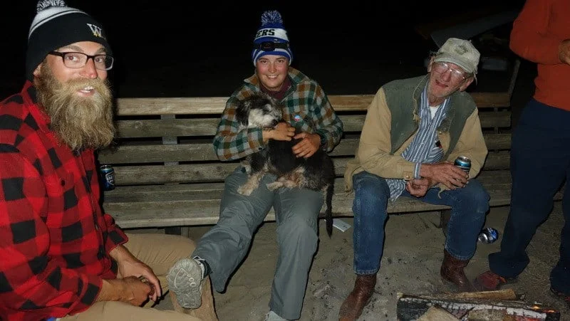 Joe was a master story teller around the fire.
