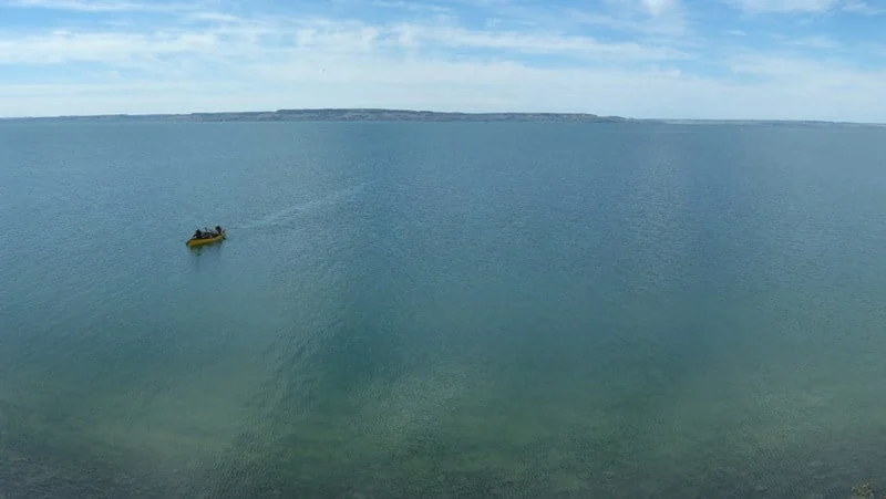We begin to see the scale of this huge reservoir.