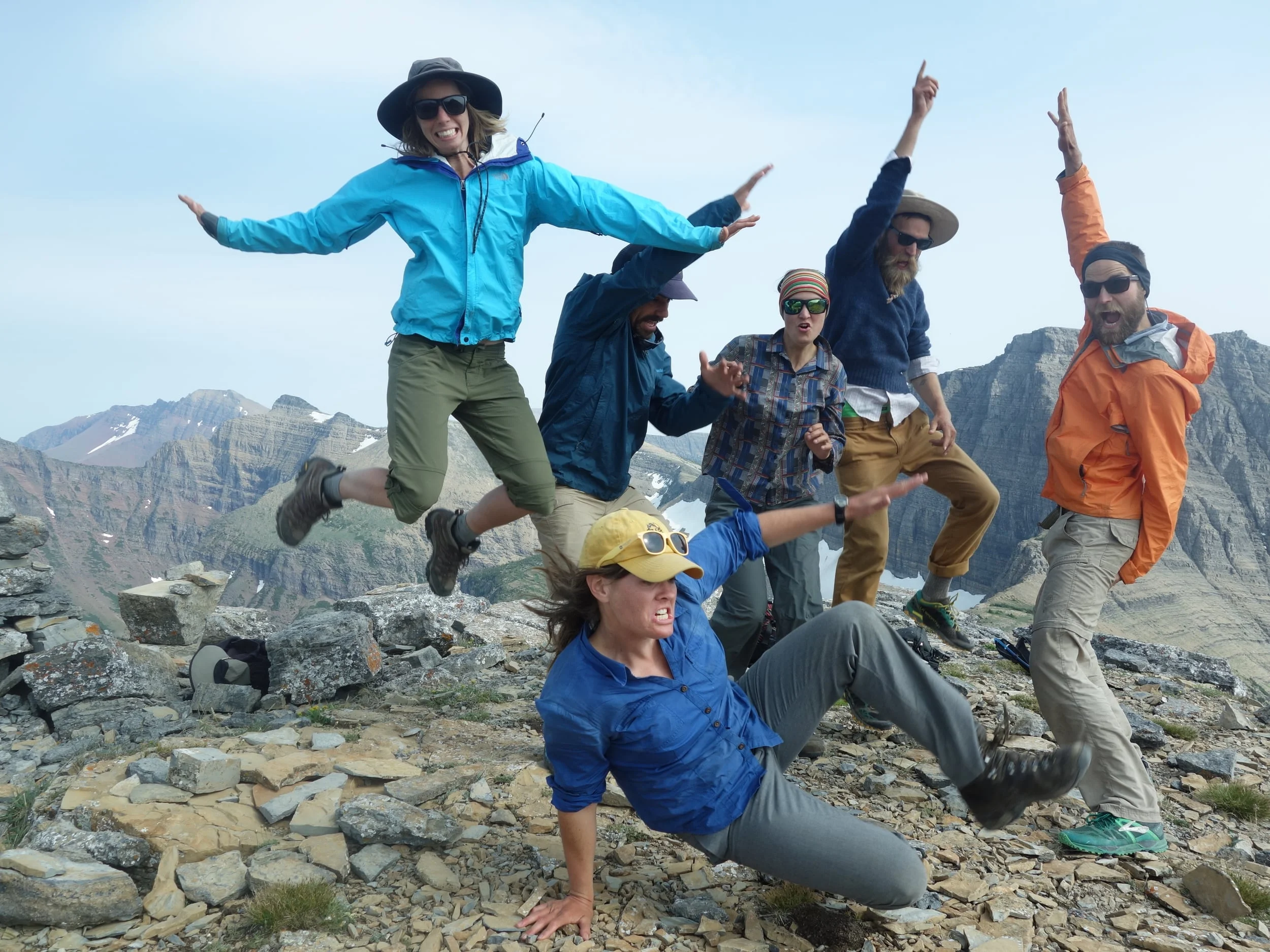 Starting on Triple Divide Peak: Where Three Oceans Meet