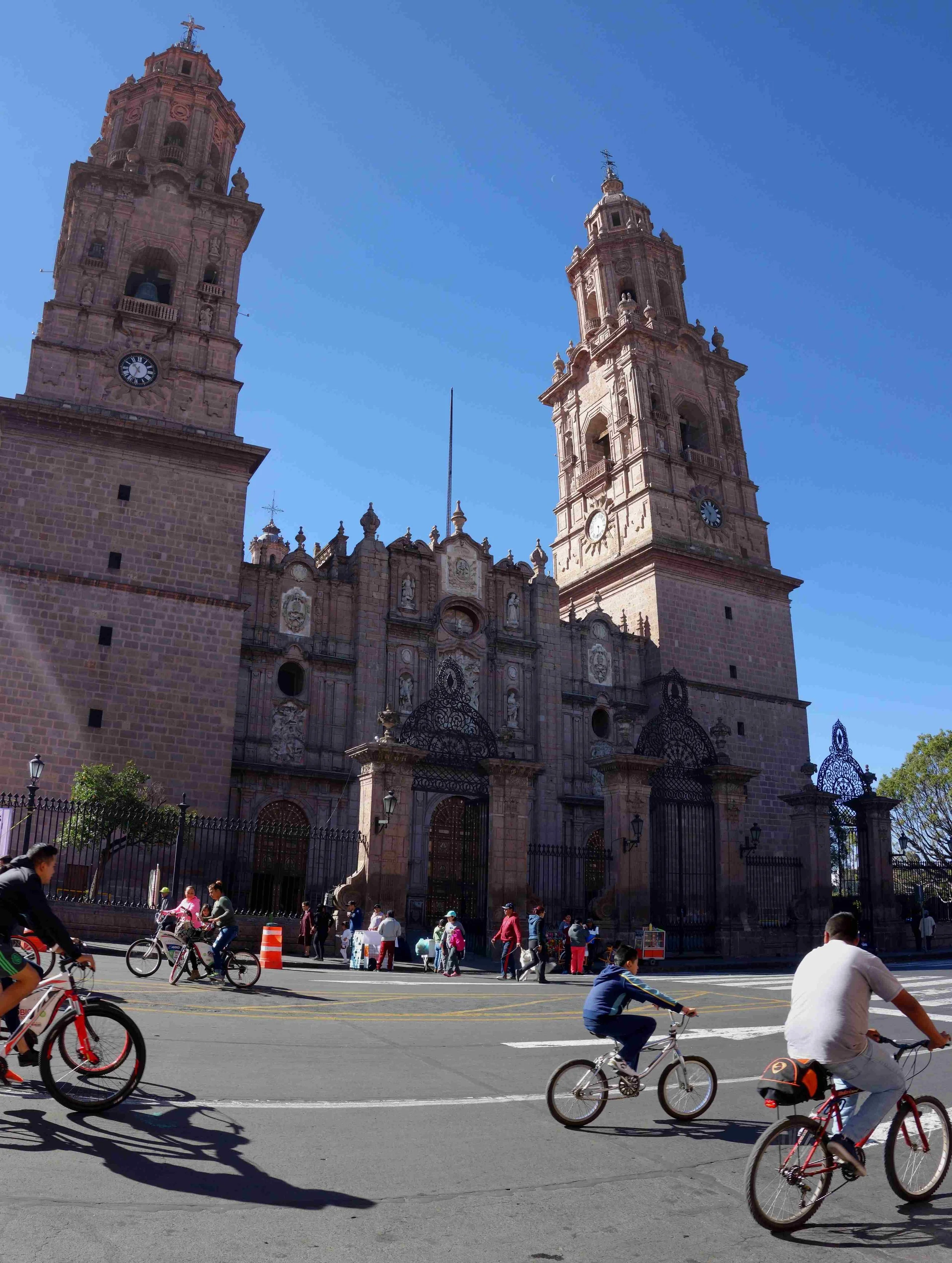Morelia has pleanty of churches and old buildings.