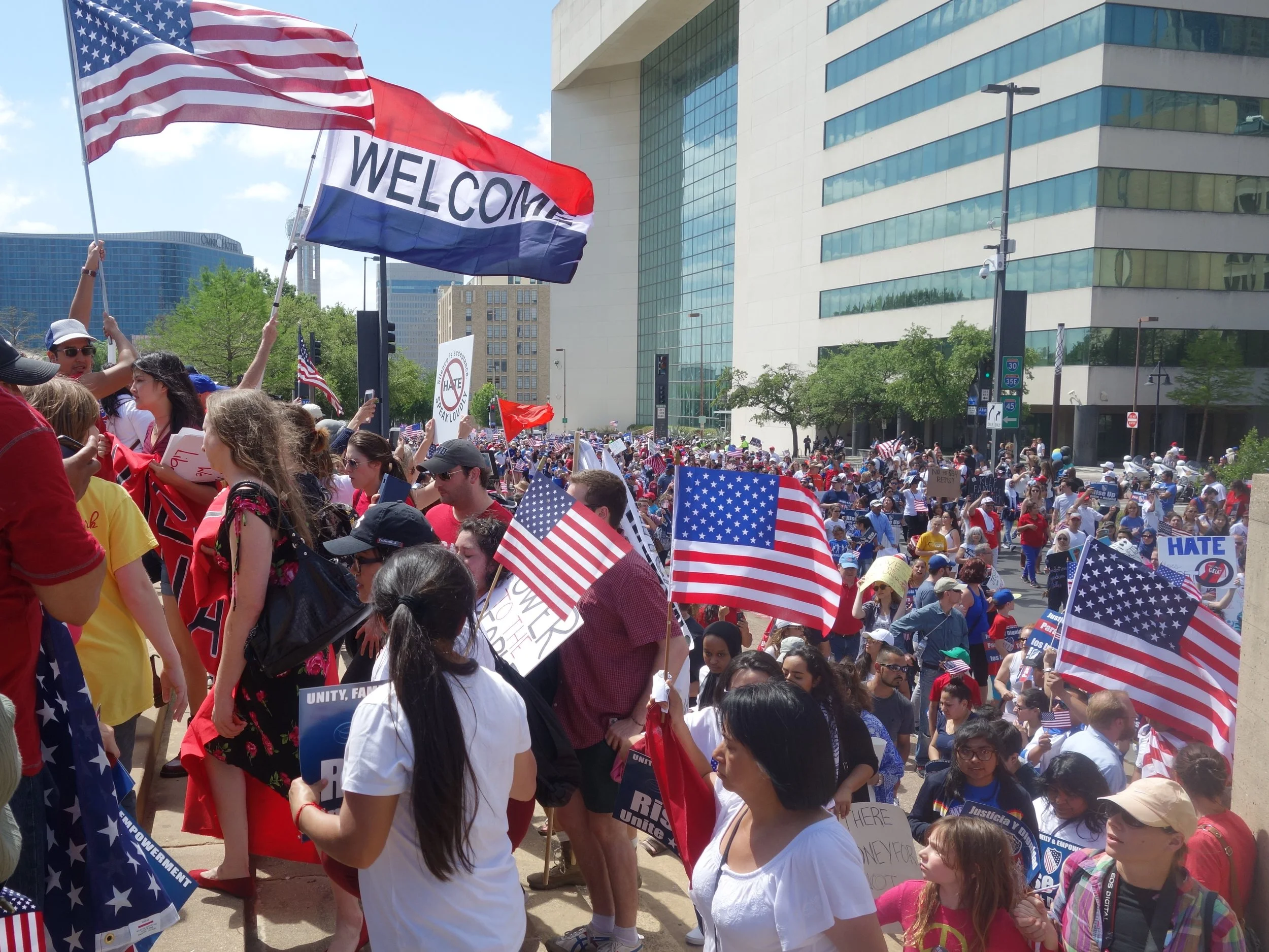 I was proud to speak Spanish and welcome diversity to my country.