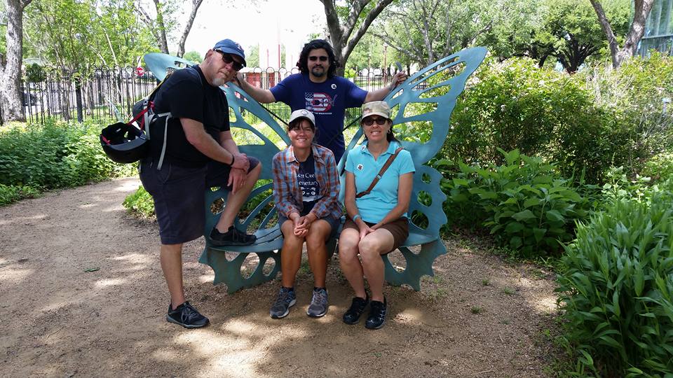 Thanks to Stan and Liz I not only got to take a break in down town Dallas, but I got the cyclist's tour.