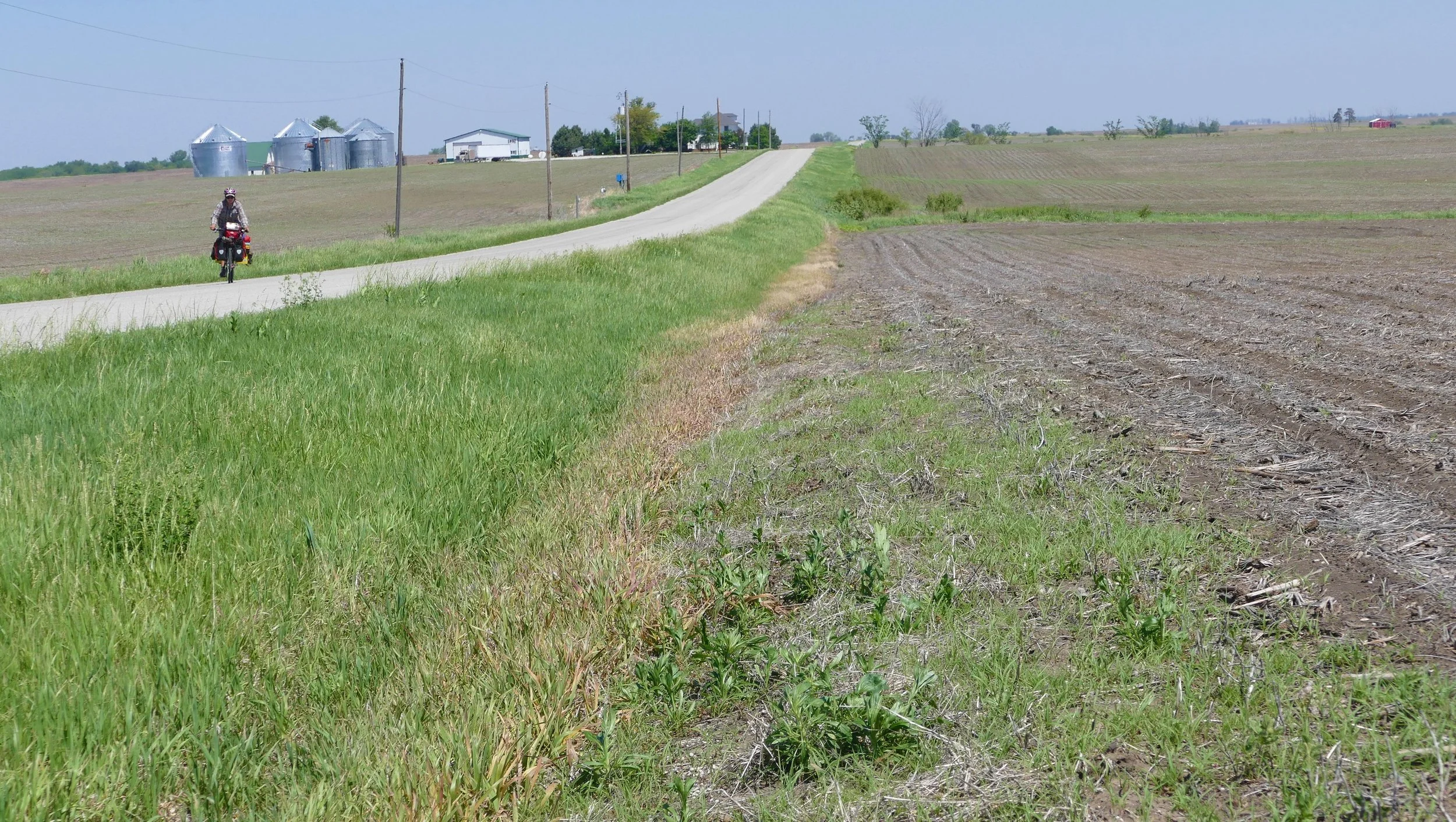 This is what a lot of miles in Kansas look like.