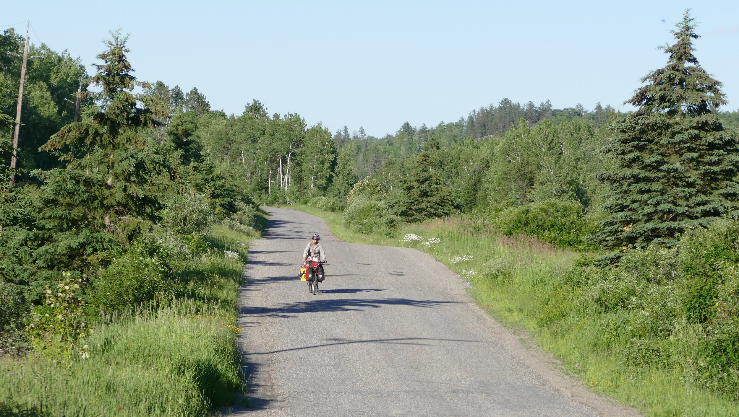 Four panniers...check. One should always make sure you don't leave a quarter of your junk behind.