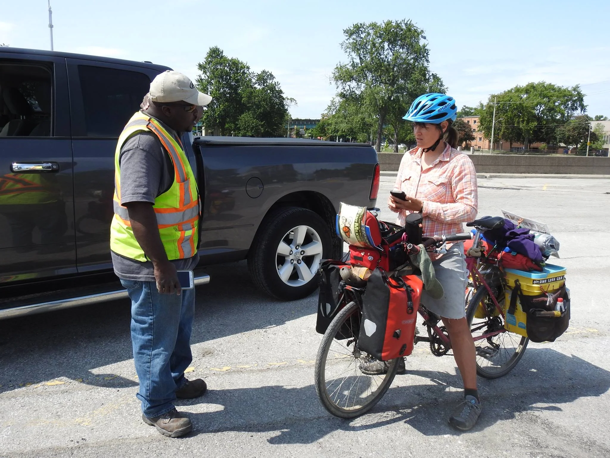 I asked everyone for help, including bridge workers and Detroit's Mayor, but in the end only Louie could help me.
