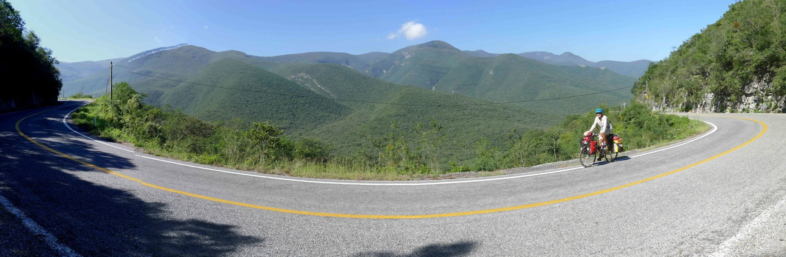 One of my favorite roads of the trip. Hundreds of more butterflies, more than views.