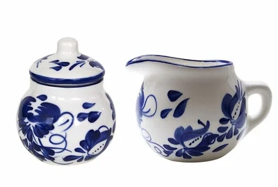 Clasico Sugar & Creamer Set by Azulina Ceramics