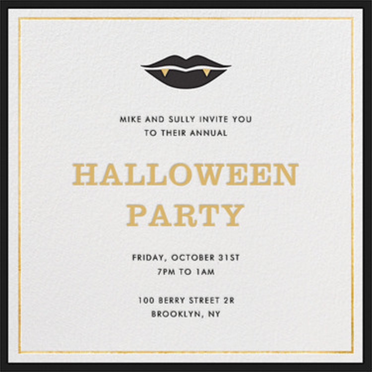 Halloween Invitations