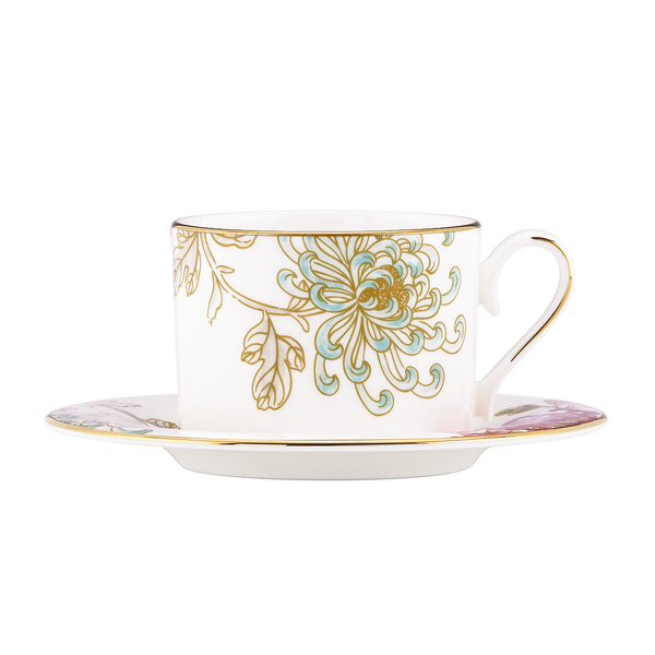 Marchesa Painted Camellia Cup & Saucer