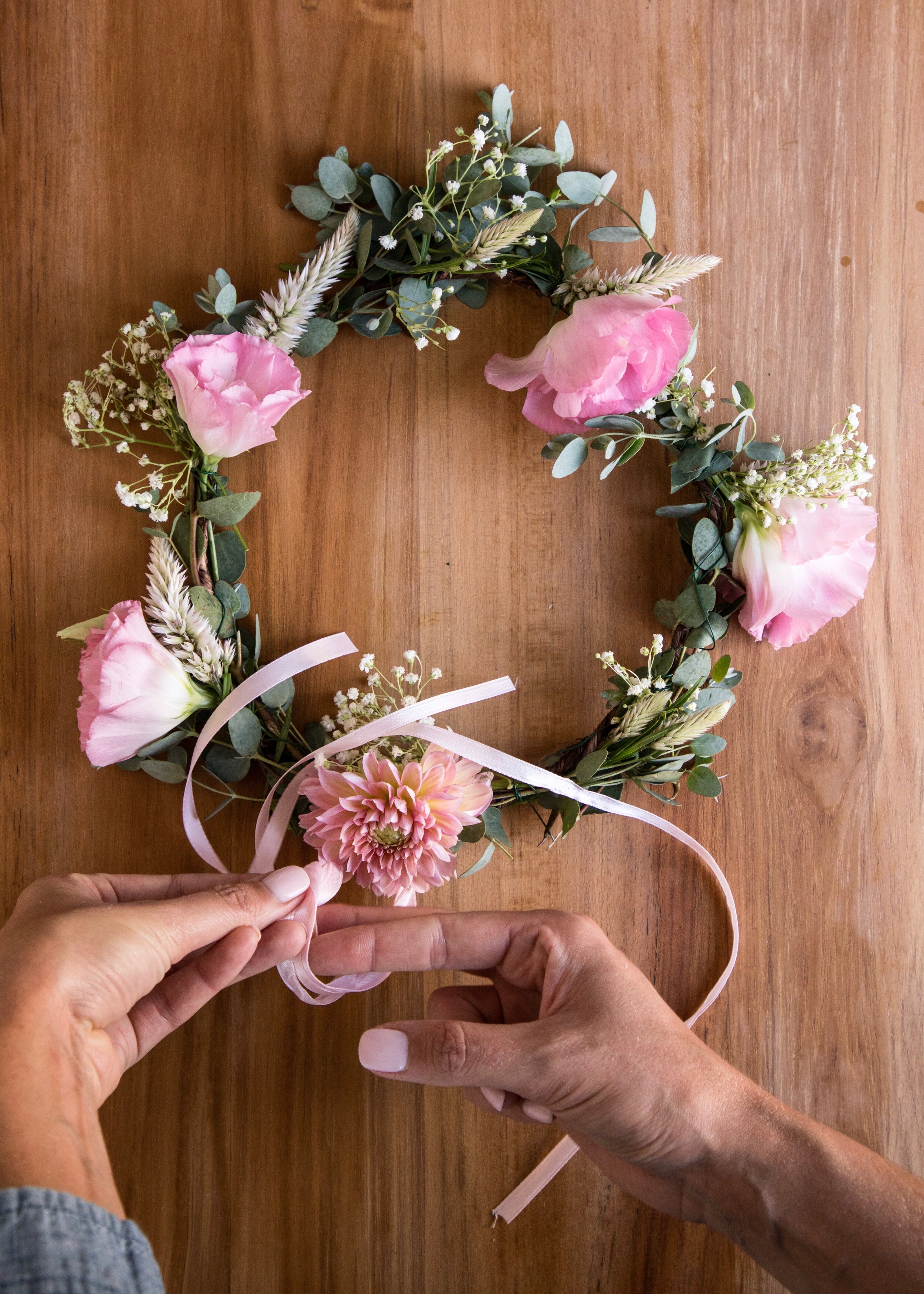 FLOWER CROWN - STRAW TOPPER – Rose Chic Craft Co