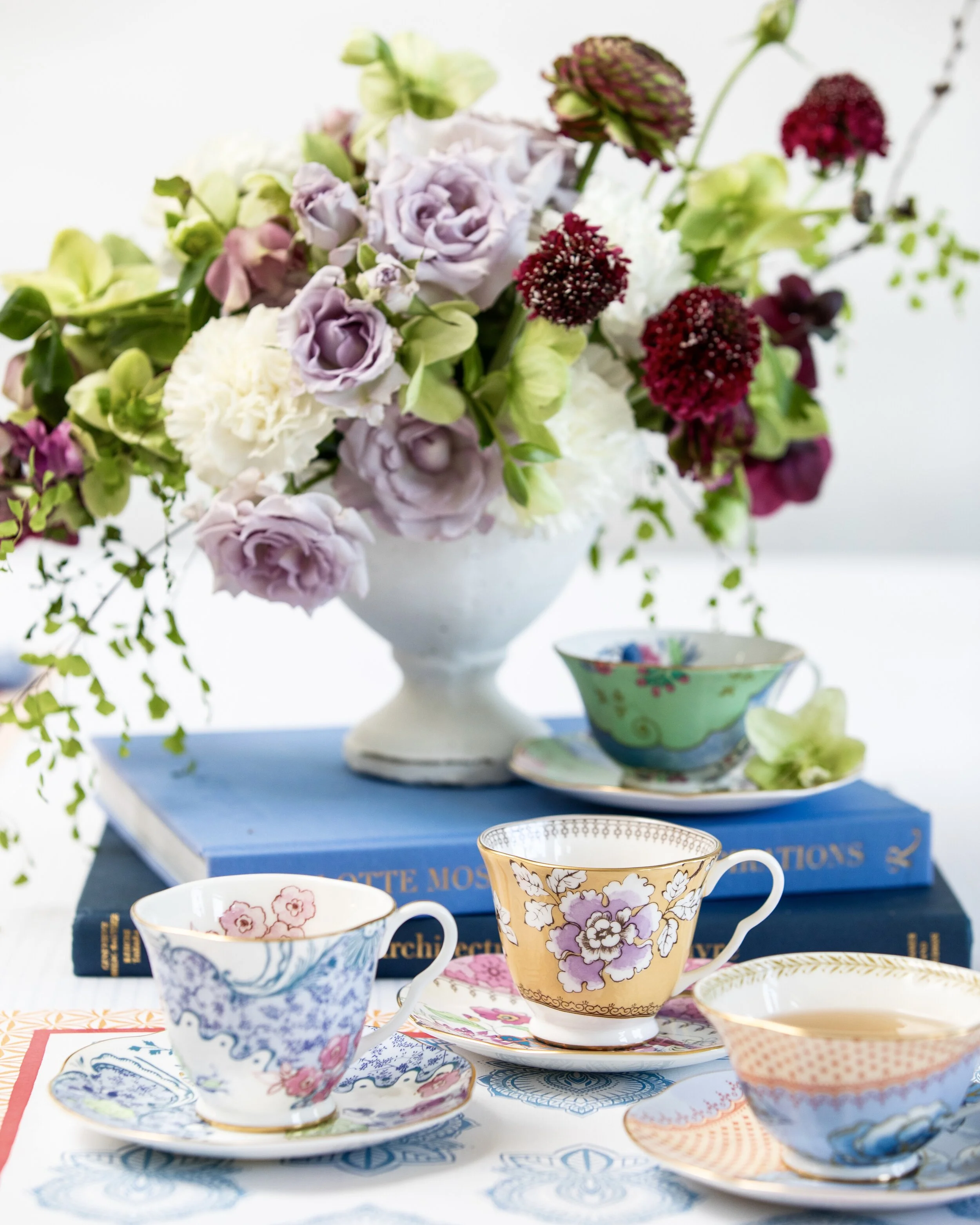 host a garden tea party