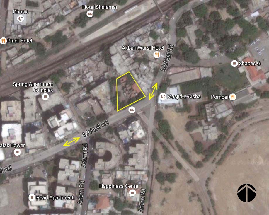 Bungalow at McNeil Road, Railway Quarters, Karachi