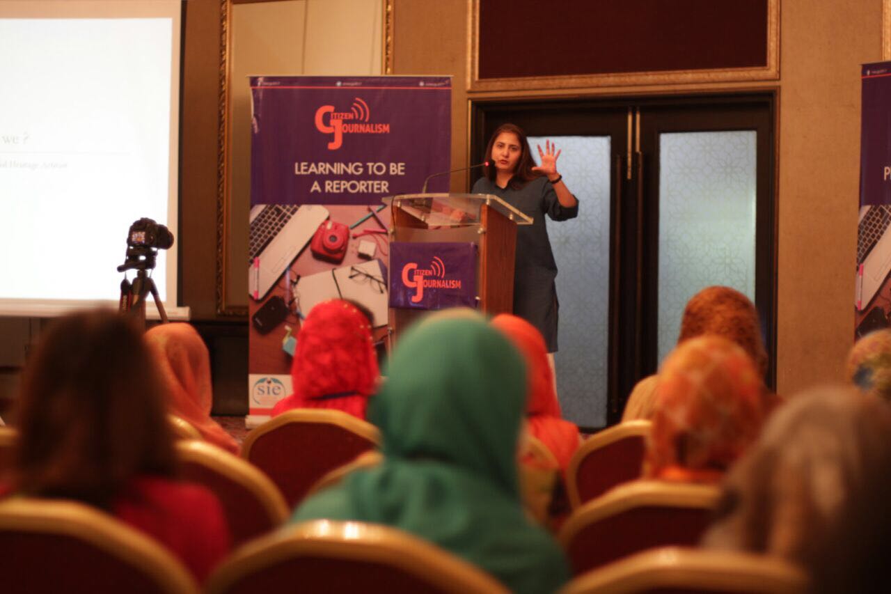 A talk on Karachi's Heritage & Urban development, at Citizen Journalism Seminar / Workshop on 8th October, 2017 in Karachi, Pakistan.