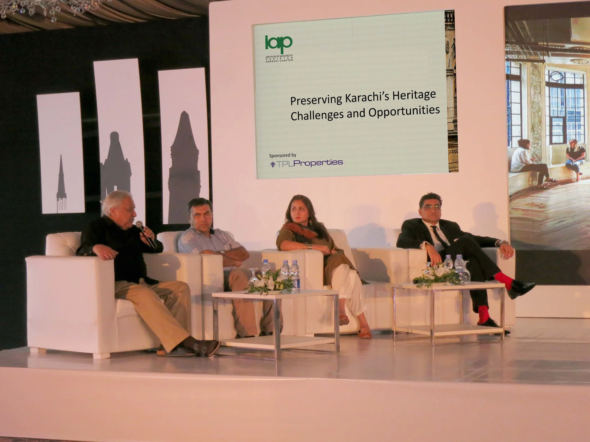 A Panel Discussion about Prevailing Laws for Heritage Buildings & Districts | Preserving Karachi's Heritage Challenges and Opportunities Seminar on 24th October, 2017 in Karachi, Pakistan https://www.dawn.com/news/1366044/experts-stress-need-to-preserve-cultural-identity-in-heritage