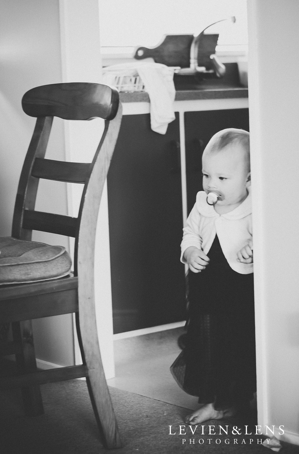 girl on kitchen