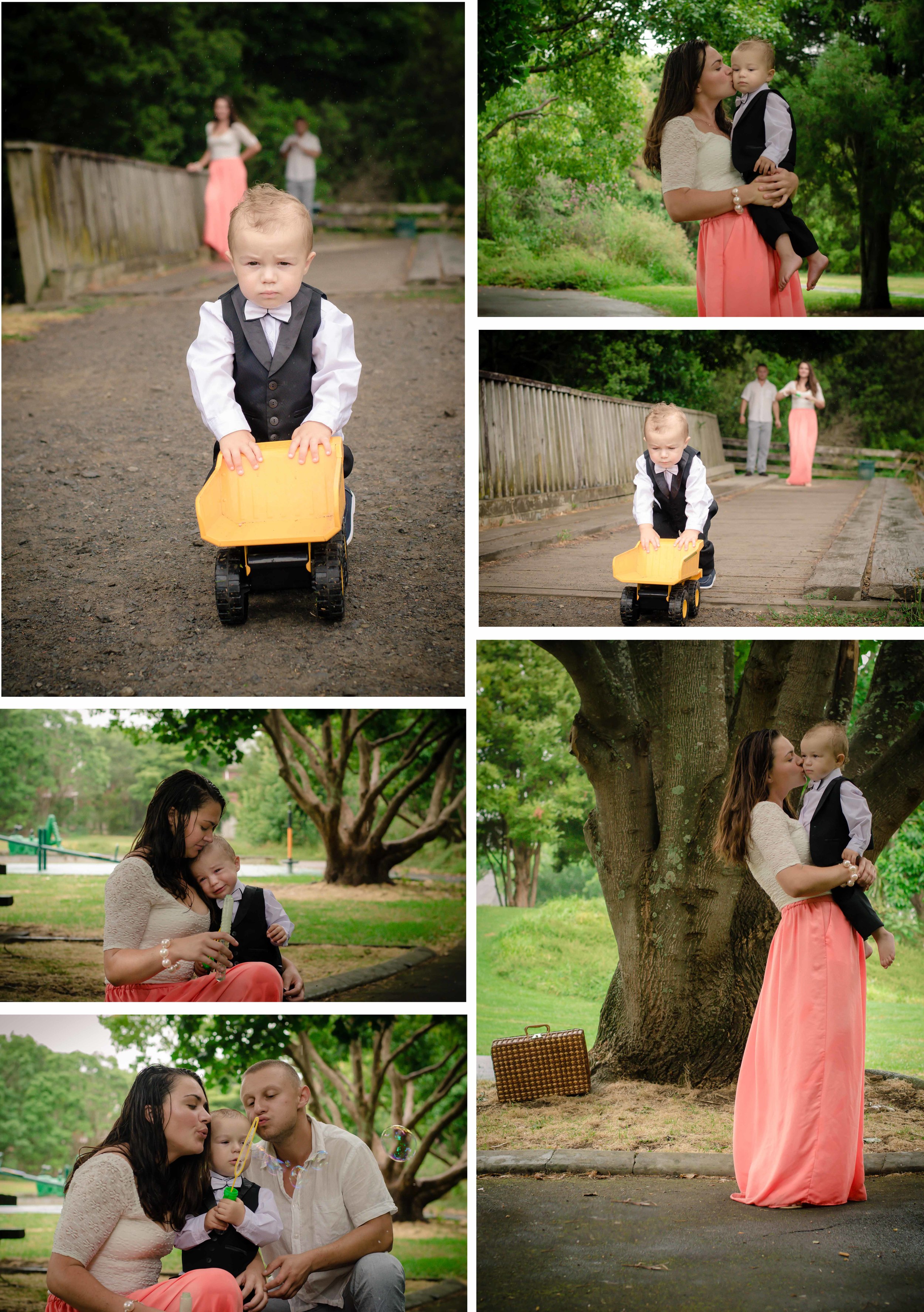 Rainy family session at the park {Kids-children photographer Auckland NZ}