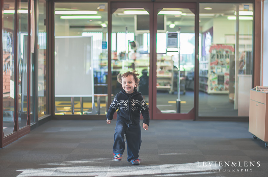 run in the library