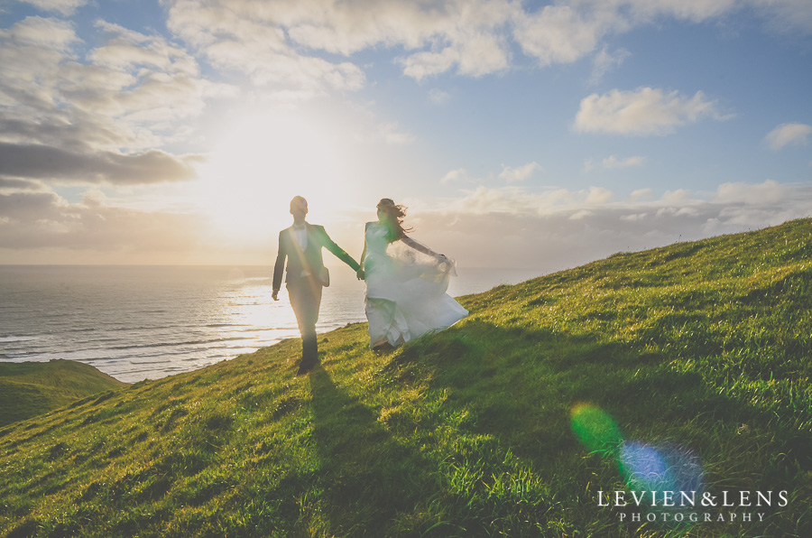 Bride and groom | Post-wedding session on the beach 