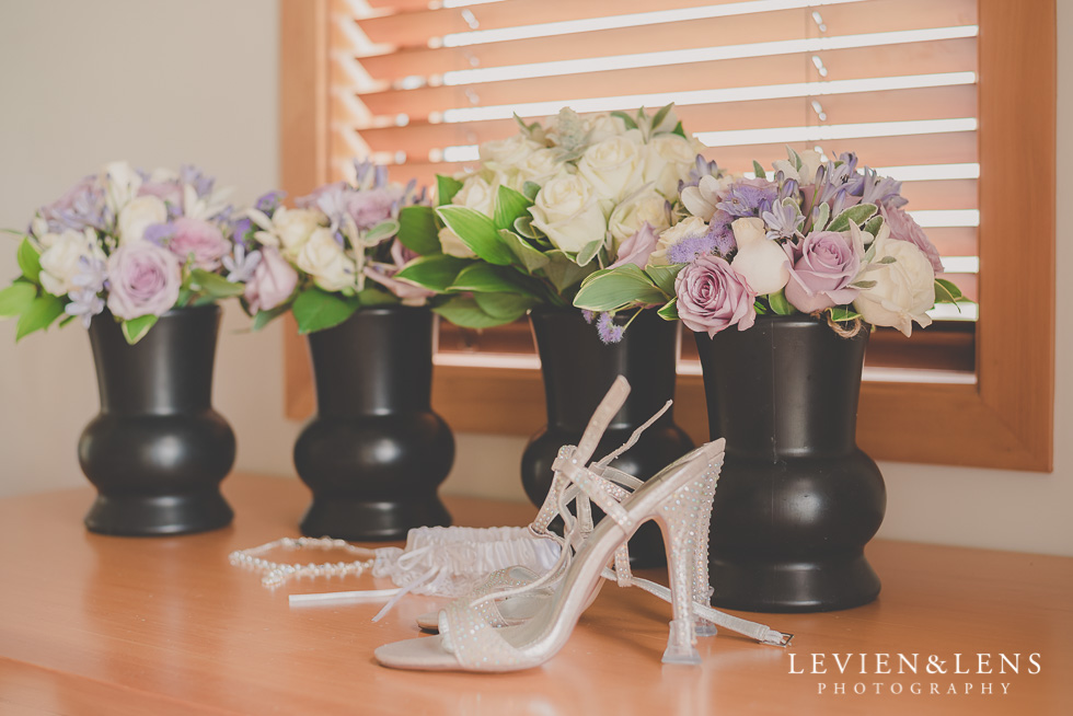 flowers-wedding shoes-details {Waikato-Bay of plenty wedding photographer}