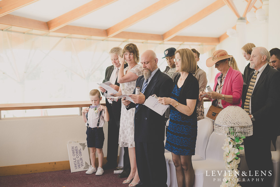 groom parents ceremony crying {Auckland wedding photographer}