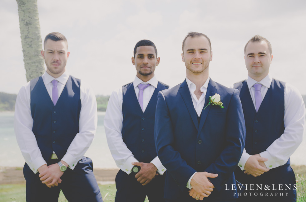 groom with groomsmen Formosa Golf Resort {Auckland wedding-engagement-couples photographer}