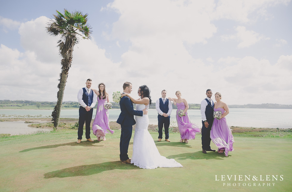 bridal party Formosa Golf Resort {Auckland-Hamilton wedding-engagement-couples photographer}