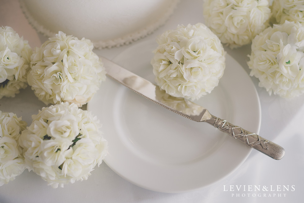 wedding knife reception details Formosa Golf Resort {Auckland wedding photographer}