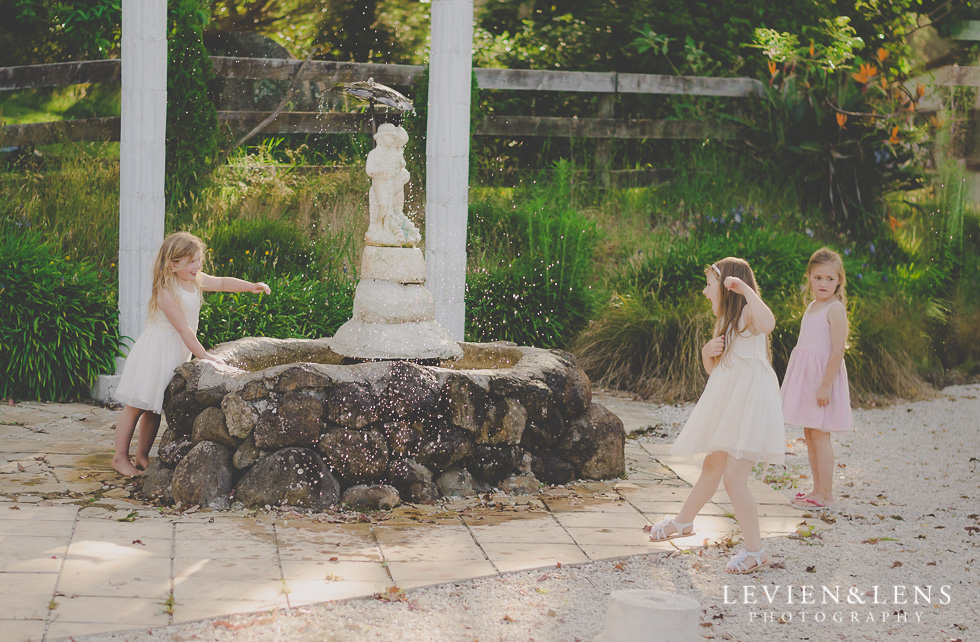 kids playing at reception {Auckland-Hamilton wedding photographer} Footbridge Lodge