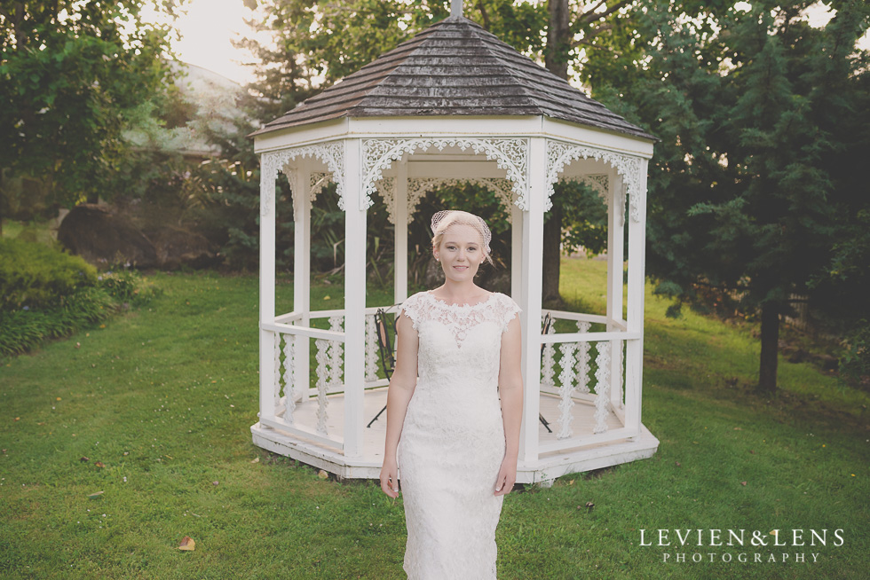 stunning bridal portraiture arbour {Auckland-Hamilton wedding photographer} Footbridge Lodge