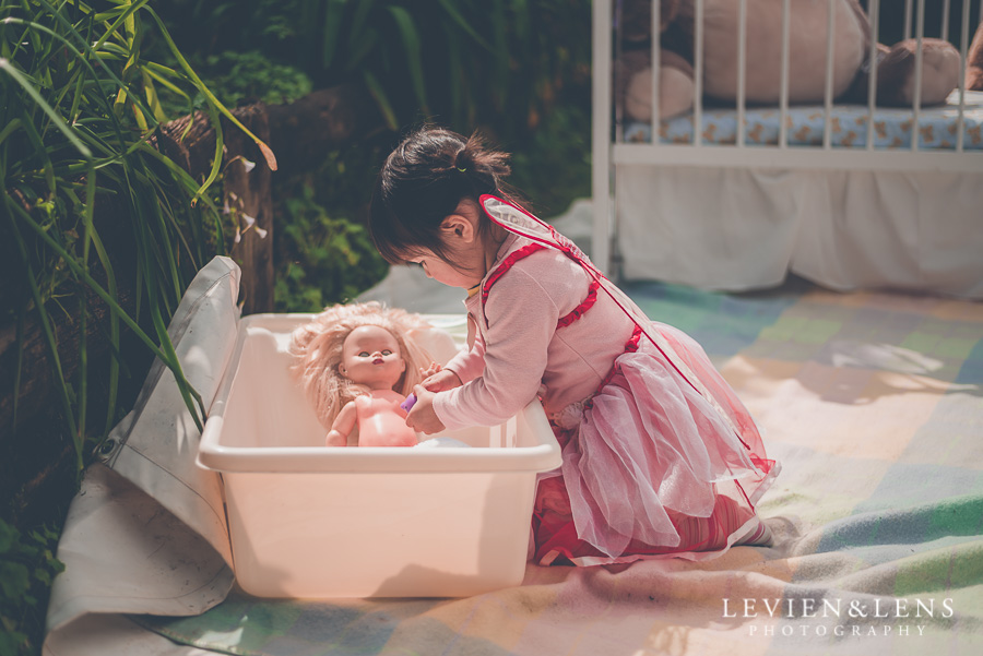 girl with baby doll {Auckland-Hamilton lifestyle family-baby-kids photographer}