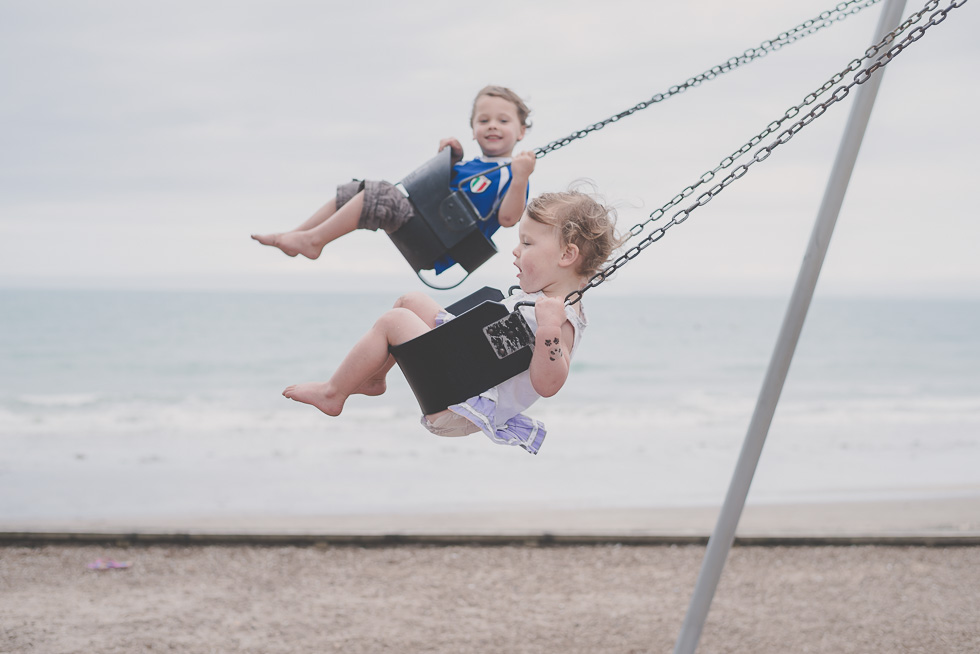 boy girl swing beach 365 Project 2015 {Auckland-Hamilton lifestyle photographer}