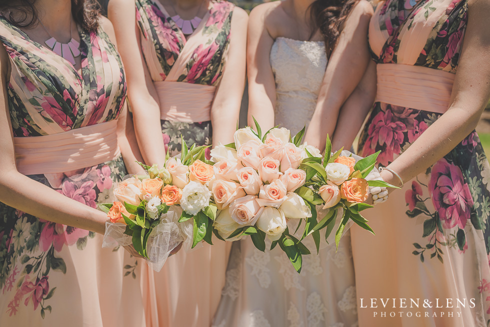 bridesmaids flowers Parnell on the Rose Garden {Auckland lifestyle wedding photographer}