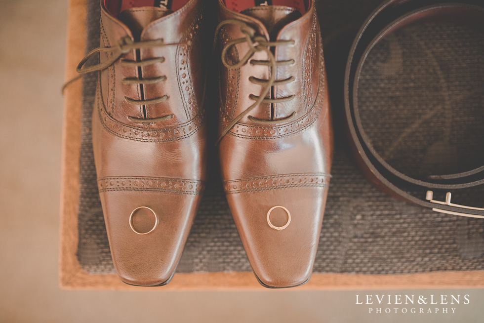 shoes rings groom getting ready {Auckland-Hamilton-Tauranga wedding photographer}