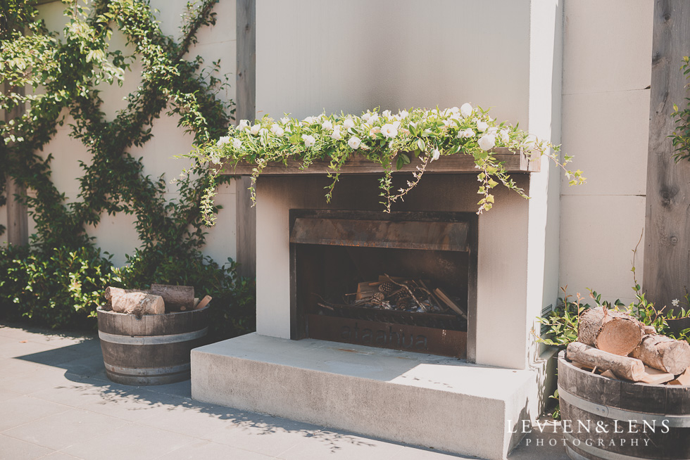 fireplace Ataahua Garden Venue {Tauranga wedding photographer}