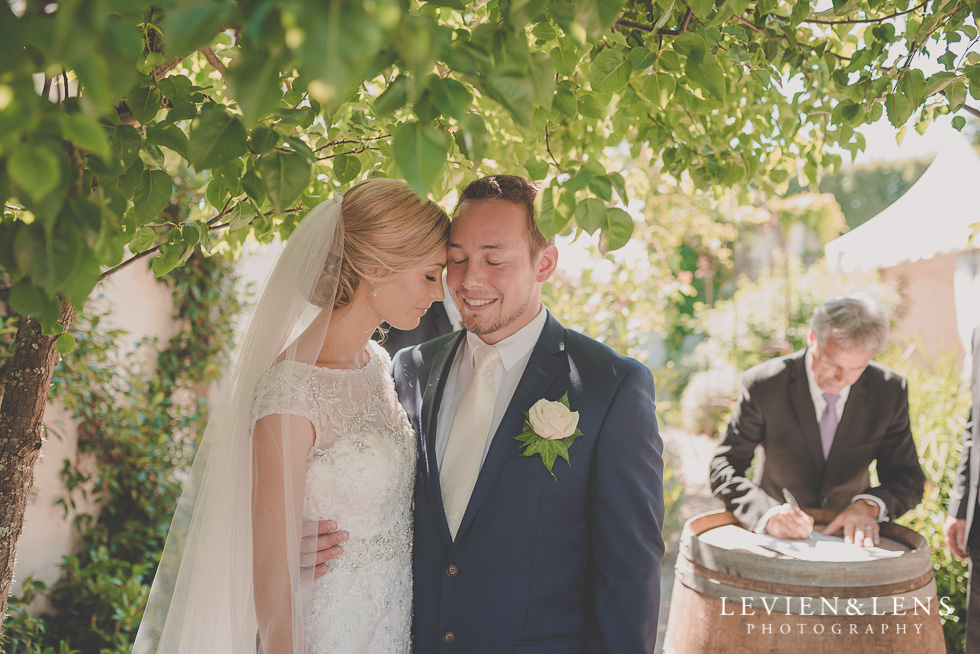 bride groom tender ceremony moment {Auckland-Hamilton-Tauranga wedding photographer} 