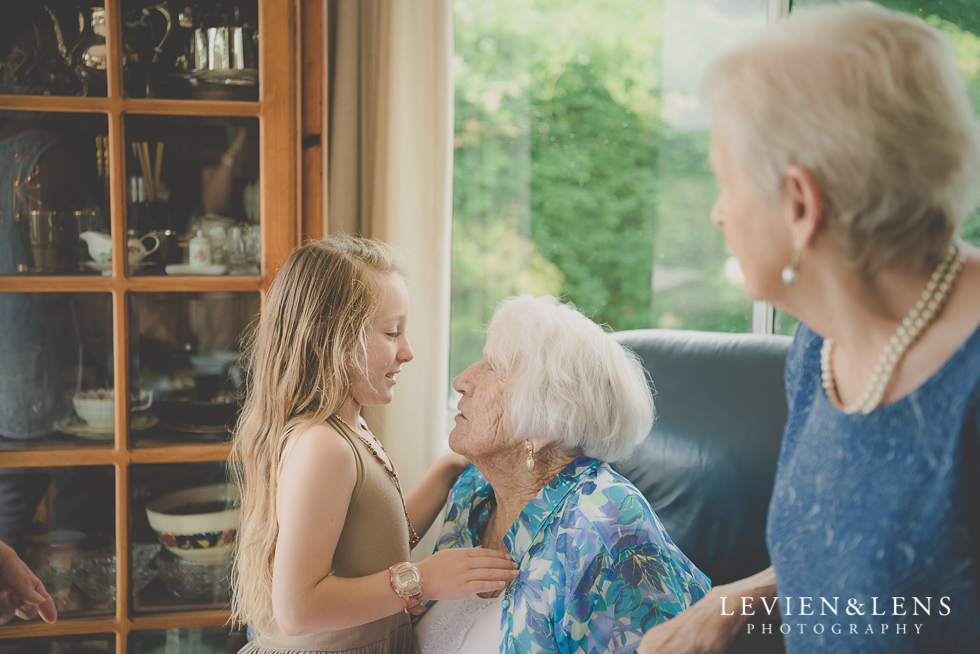 girl and nana Nana's 90 {Auckland-Hamilton-Morrinsville event photographer}