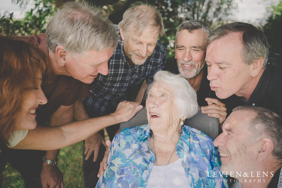 nana with kids Nana's 90 {Auckland-Hamilton-Morrinsville event photographer}