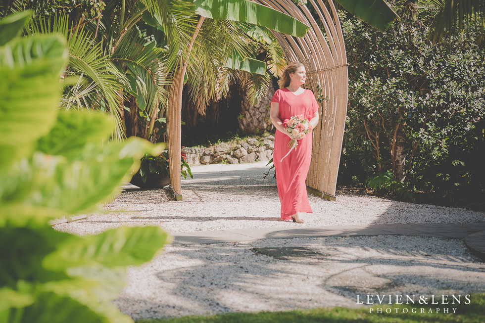 ceremony Landscendt Tropical Garden {Auckland lifestyle wedding photographer}