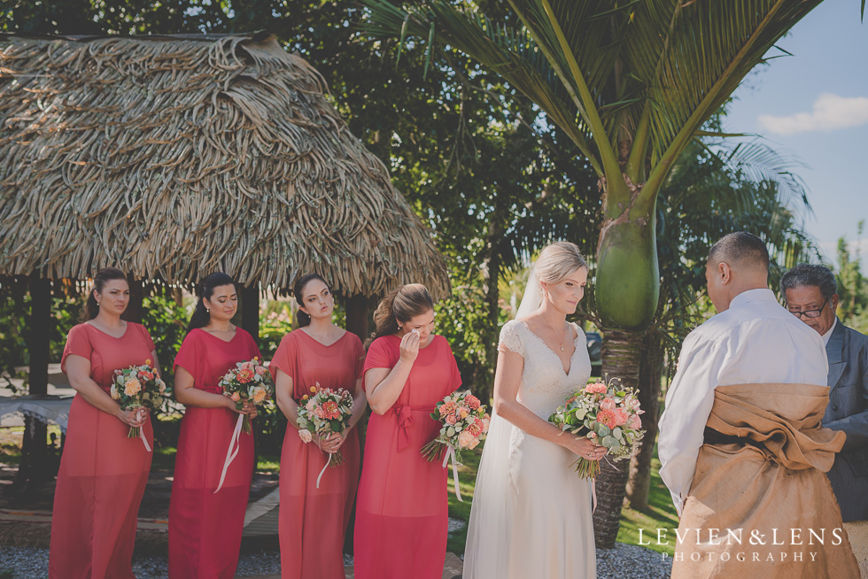 ceremony Landscendt Tropical Garden {Auckland lifestyle wedding photographer}